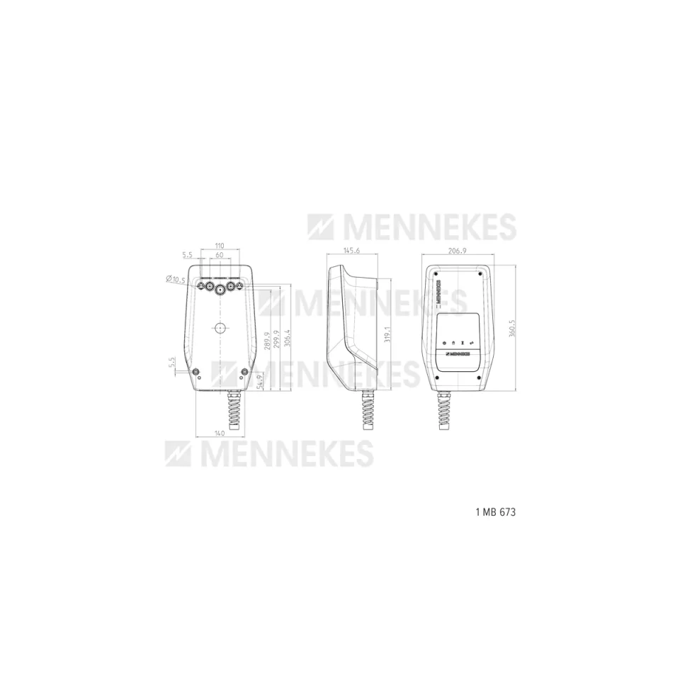 Mennekes AMTRON Compact E 3,7/11 C2