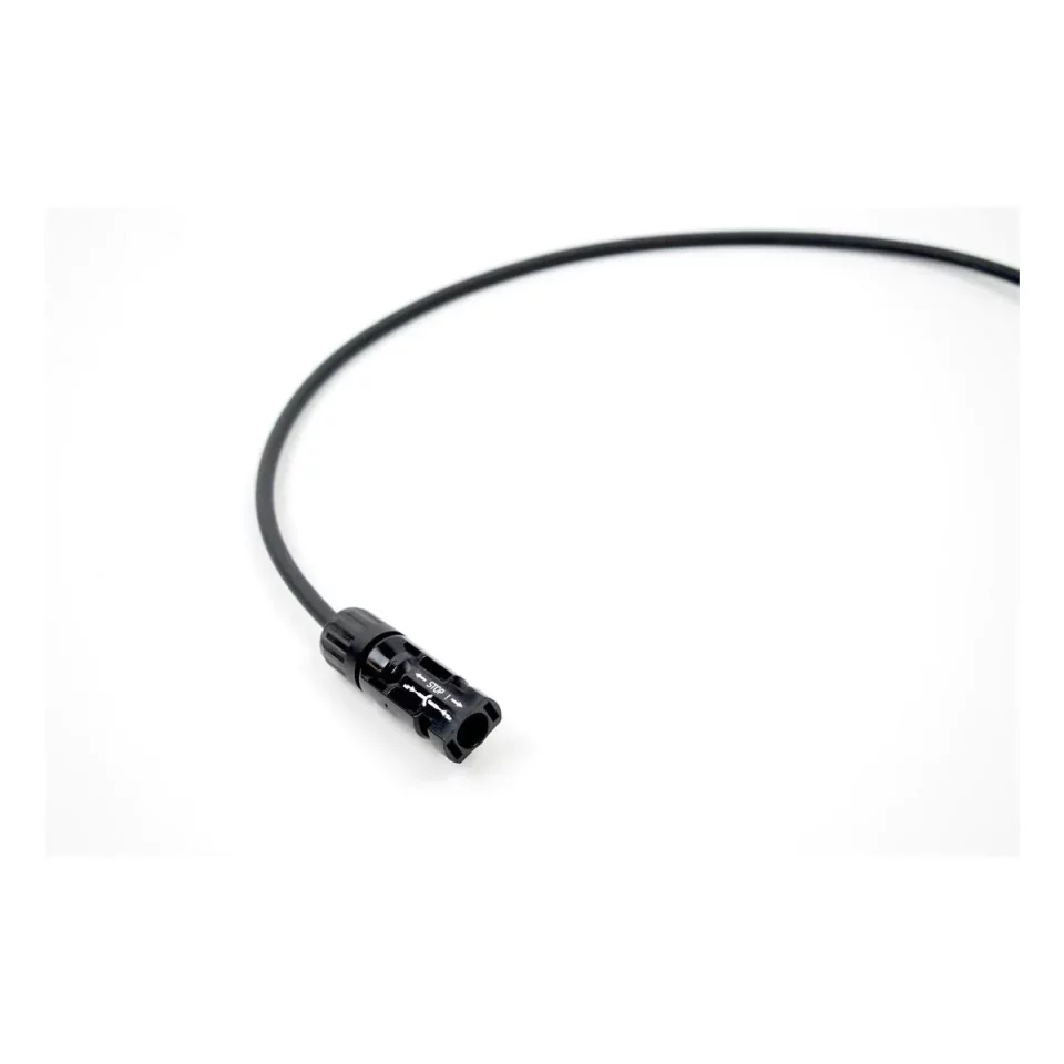 Conduct 0,5 m Solarkabel F MC4-Offenes Ende Schwarz 6mm²