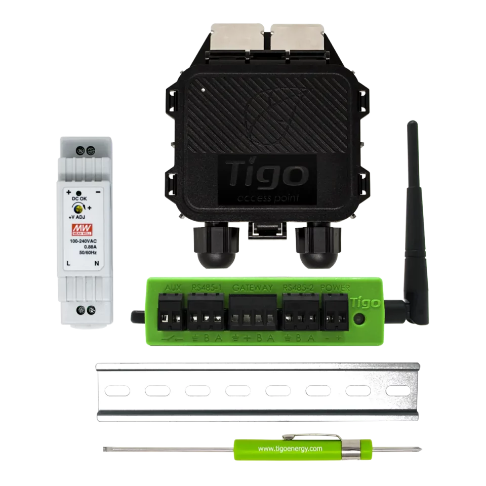 Tigo CCA Kit, TAP, DIN Rail PS