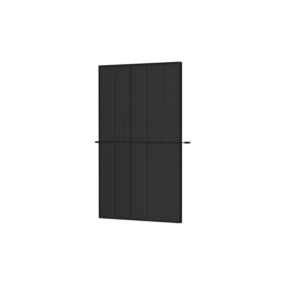 Trina Vertex S Mono PERC 390 W - Komplett Schwarz (Half-Cut 1500V)