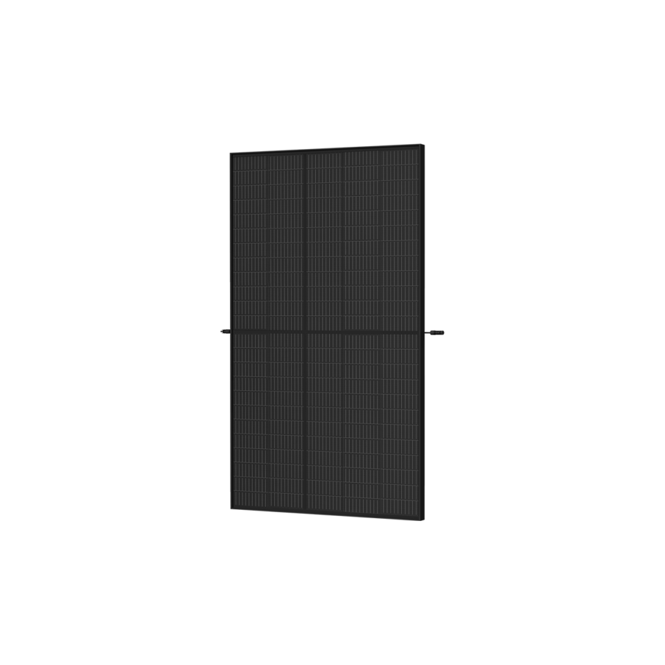 Trina Vertex S Mono PERC 390 W - Komplett Schwarz (Half-Cut 1500V) TS4-L