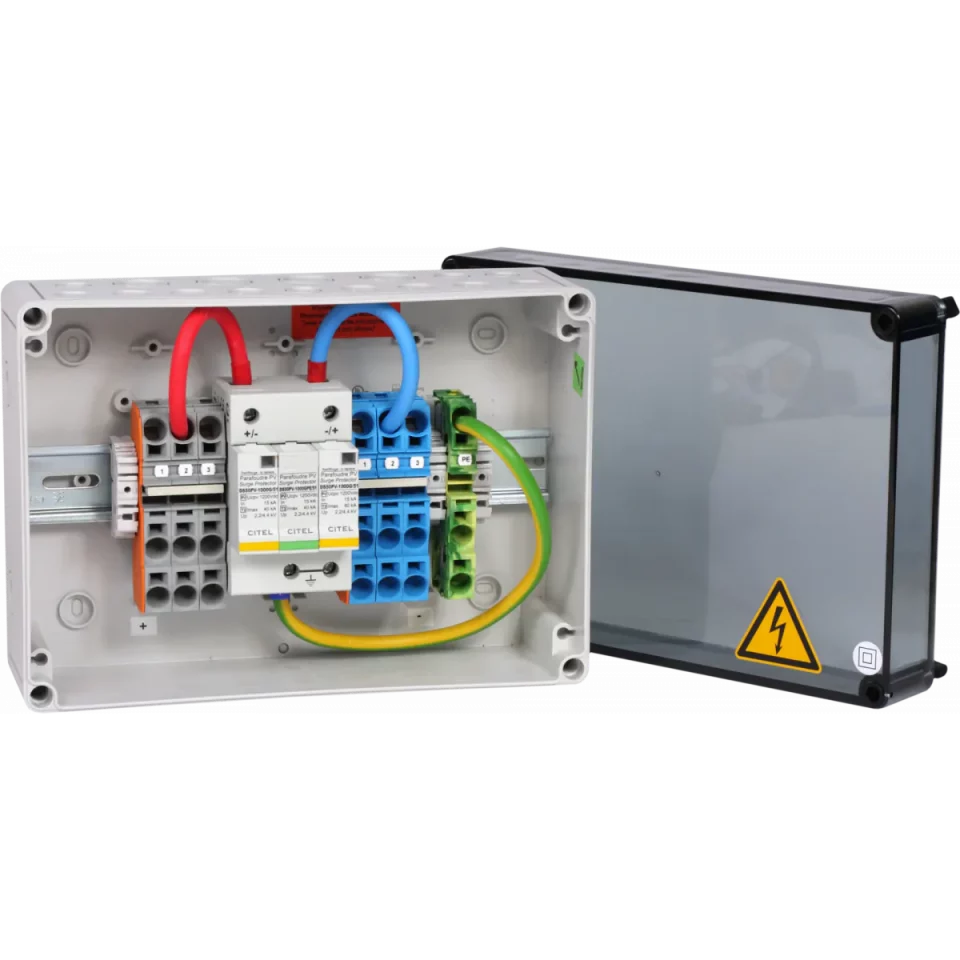 Citel PV 158106 DC Generatoranschlusskasten Box mit Type 2 SPD (GAK1.K6x16.K2x16.51-1)