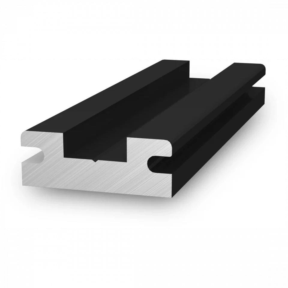 K2 2002765 Schienenverbinder InsertionRail, Schwarz eloxiert