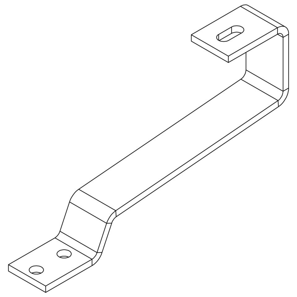 K2 1000214 Dachhaken Biberschwanz