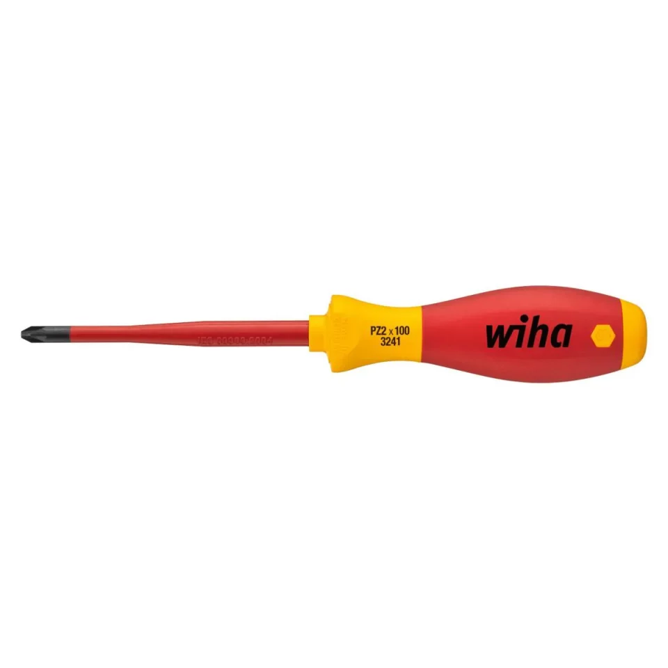 WIHA SoftFinish Electric slimFix Pozidriv Schraubendreher 3241 PZ2x100 22035396