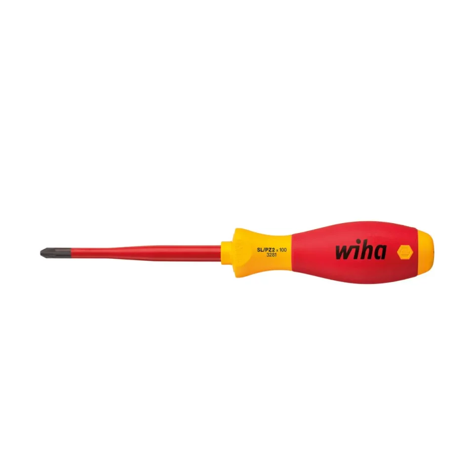 WIHA SoftFinish Electric slimFix Xeno Schraubendreher 3281 SL/PZ2x100 22036330