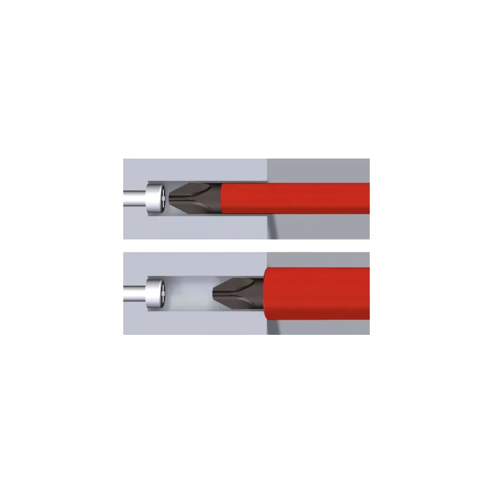 WIHA SoftFinish Electric slimFix Xeno Schraubendreher 3281 SL/PZ2x100 22036330 – Bild 2