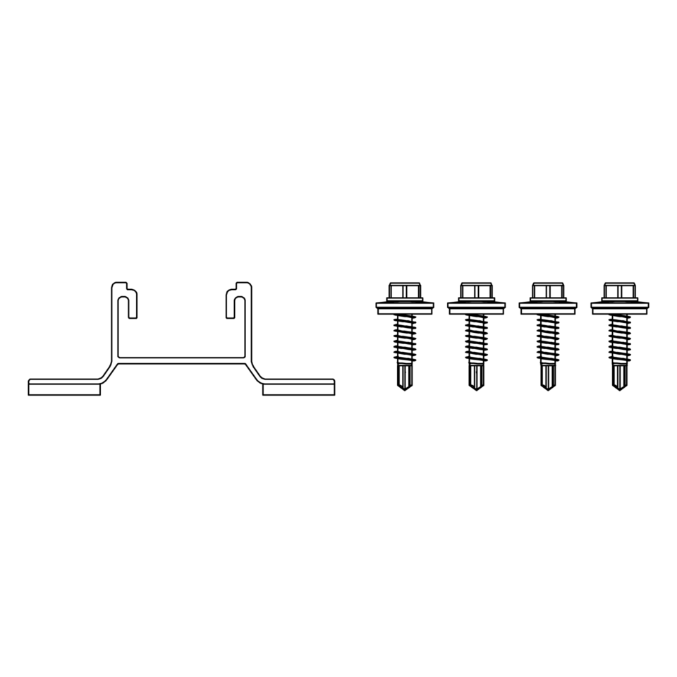 K2 2004211 MiniRail Set inkl. Schrauben