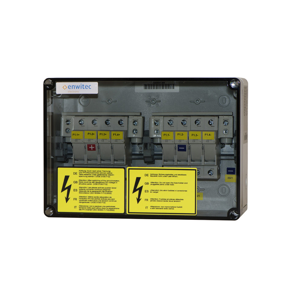 Enwitec 10014346 Generatoranschlusskasten 1 MPPT 1-4 Stränge ohne Überspannungsschutz