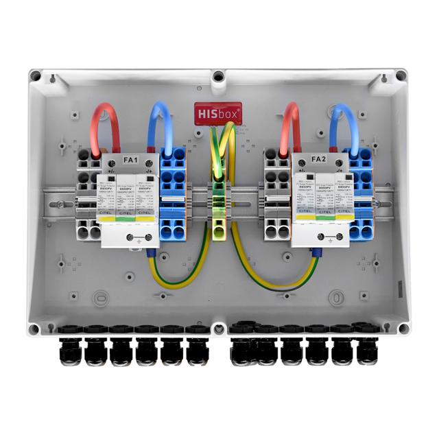 HISbox DC Combiner 1000V, 2 MPPT, IN2/OUT1-2