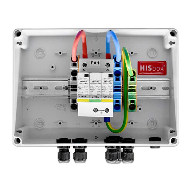 HISbox DC Combiner 1000V, 1 MPPT, IN1/OUT1