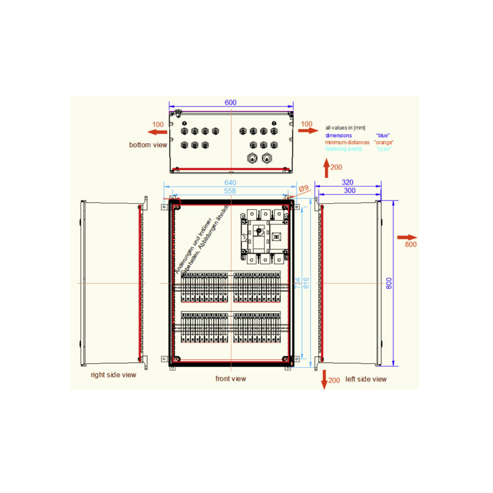 enwitec 10014456 Generatoranschlusskasten 1 MPPT 15-20 Stränge ohne Überspannungsschutzgerät 1.500 V