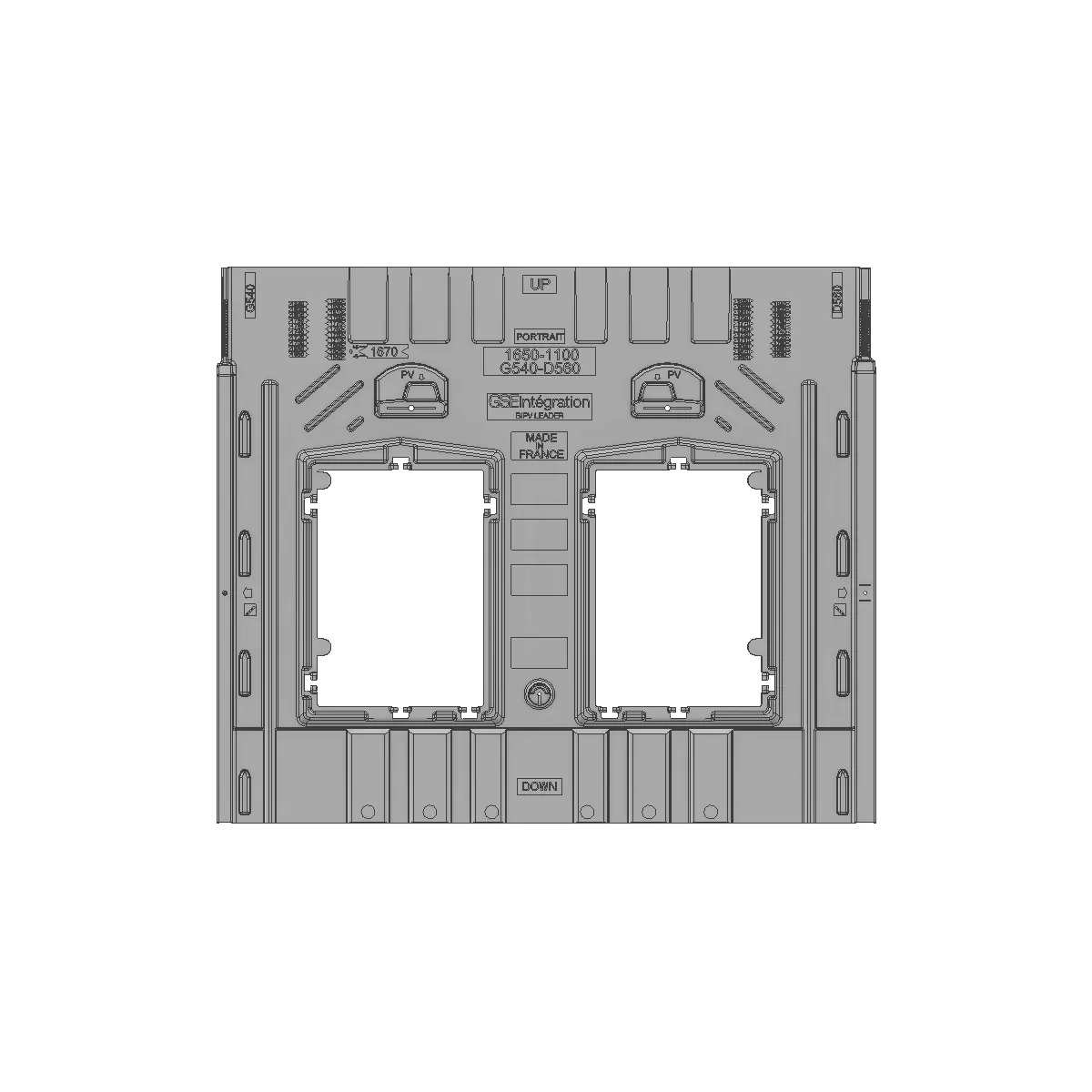 GSE ART105155 Rahmen Halb Hochformat - 1650/1100