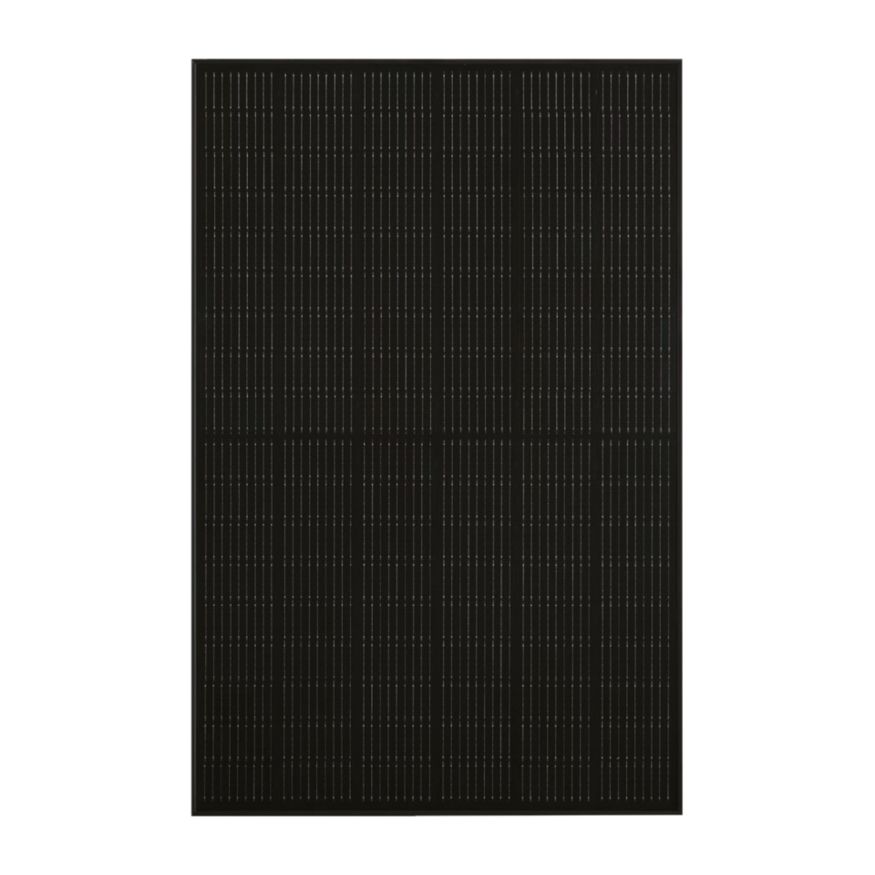 SoliTek PV Modul BLACKSTAR HalfCut 108 Zellen 420 W Komplett Schwarz Doppelglas GF-B-HC.108/420W
