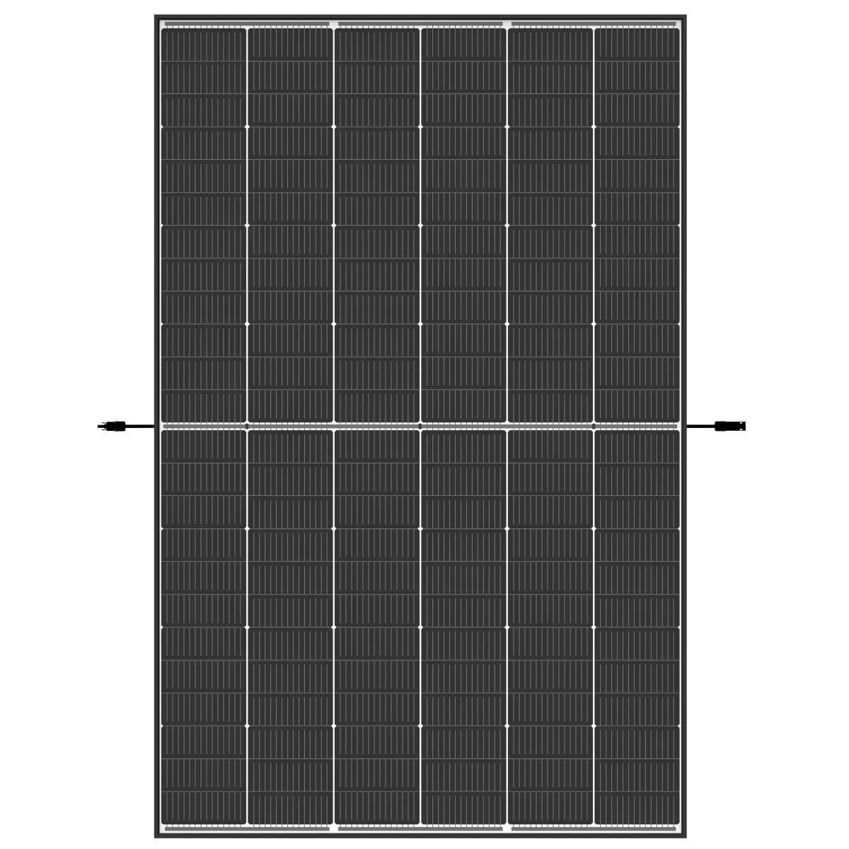 Trina Vertex S+ TSM-440NEG9R.28 N-Type Dual Glass 440 W - Triple-Cut 1.500 V sw. Rahmen Doppelglas