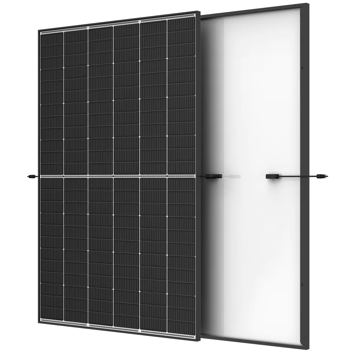 Trina Vertex S+ N-Type Dual Glass 440 W - Triple-Cut 1.500 V (schwarzer Rahmen) TSM-440-NEG9R.28