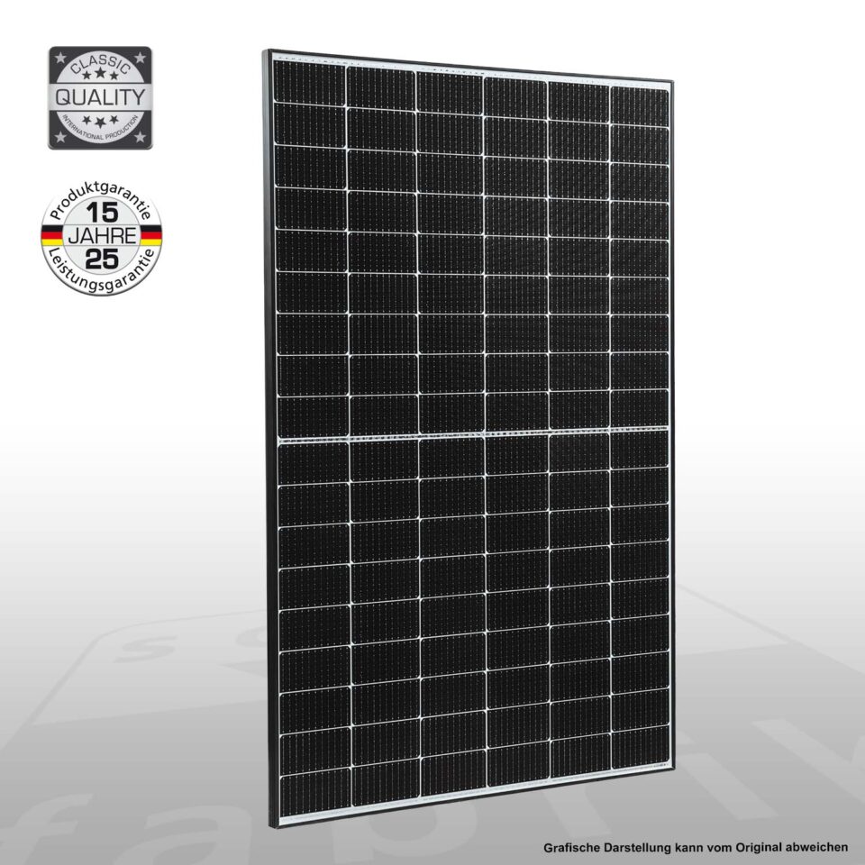 Solar Fabrik S4 415 Mono HC Solarmodul Schwarzer Rahmen Mono S4 HC V 415