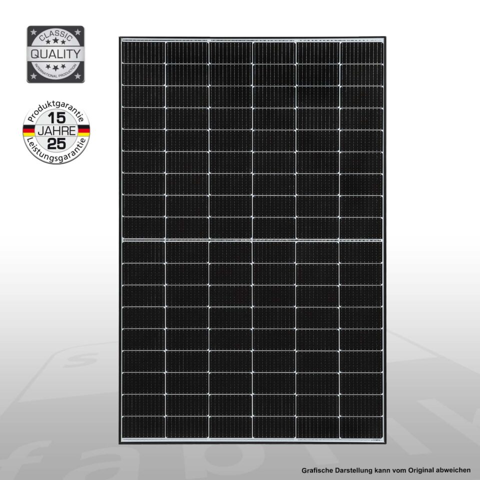 Solar Fabrik S4 415 Mono HC Solarmodul Schwarzer Rahmen Mono S4 HC V 415