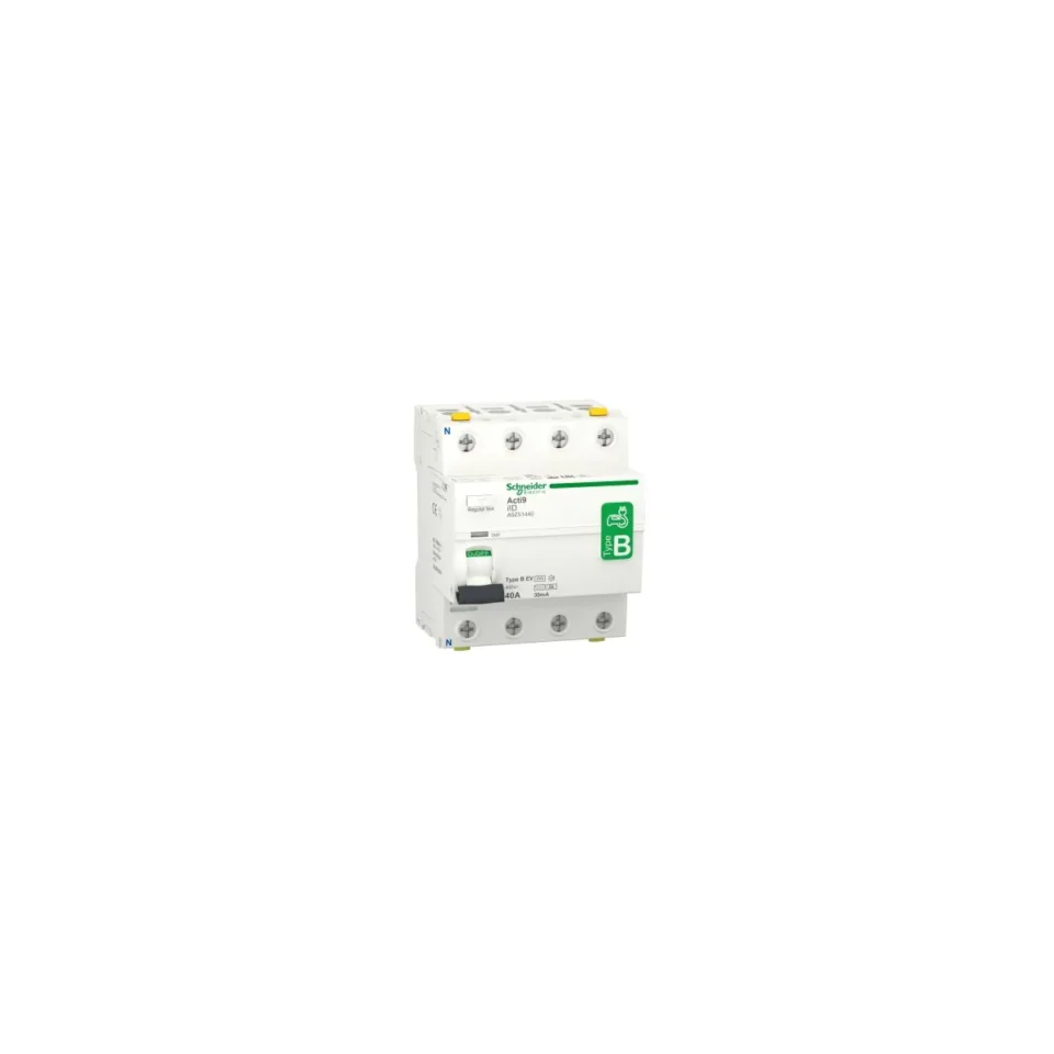 Schneider Electric (MCB) Acti9 IC60N - 1P - C40 - 6000A (IEC/EN 60898-1) - 10kA (IEC/EN 60947-2) A9F79140