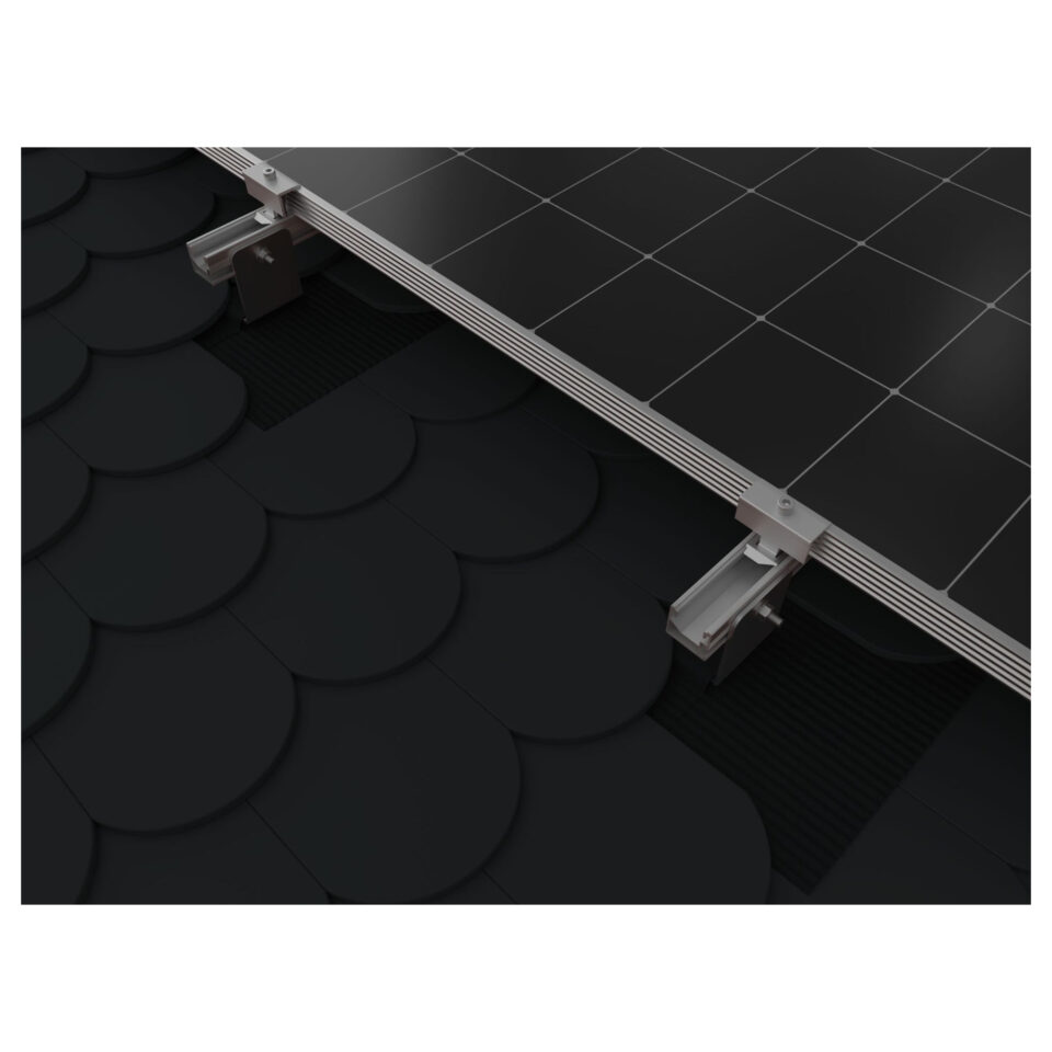 K2 2004440 SingleHook FlatTile Metallblech Anthrazit