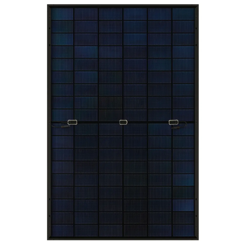 JA Solar PV-Modul N-Type 445 Wp - Bifacial Doppelglas Komplett Schwarz JAM54D41-445/LB