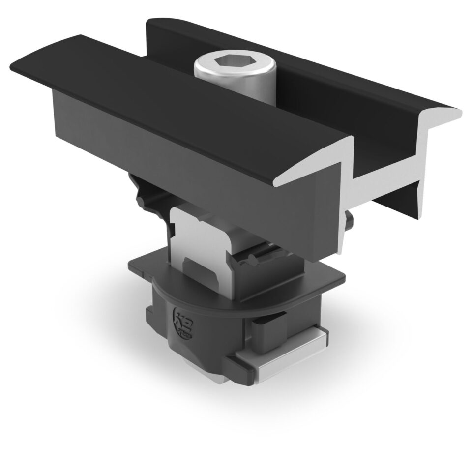 K2 2004548 Facade Clamp MC 25-40 Set, schwarz eloxiert