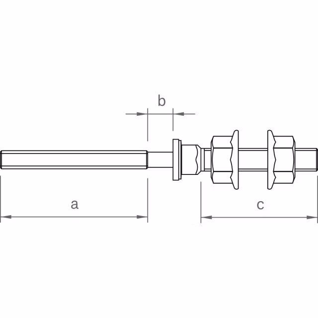 novotegra 03-000199 Stockschrauben-Set SP 8,0-M10 140 mm Technische Zeichnung von novotegra 03-000199 Stockschrauben-Set SP 8,0-M10 140 mm