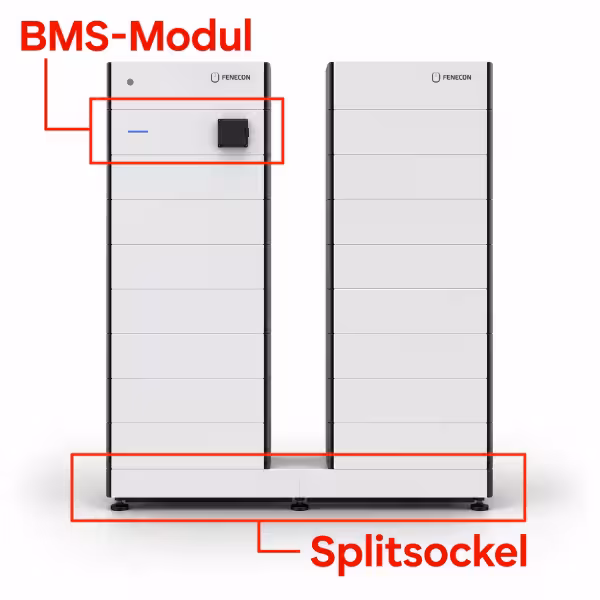 Fenecon FEH001 BMS-Box stapelbar (750 V) inkl. Split
