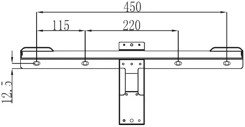 Growatt ARK Battery Wall Bracket