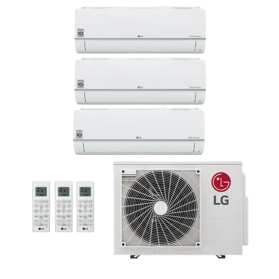 LG MU3R19-090909 Triple-Split Klimaanlage 5,3 kW - Set