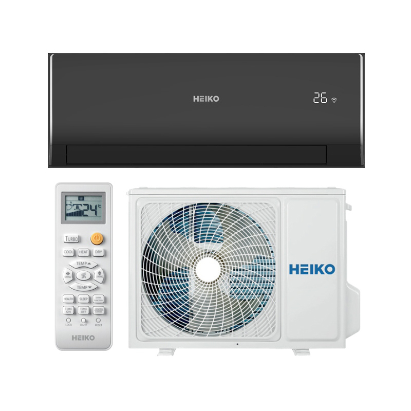 Heiko JS062-RBJZ062-R1 ROSA 6,2 kW Wand-Klimagerät schwarz