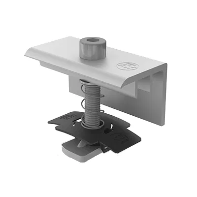 K2 2004611 XS Clamp EC Set 30 Modulendklemme, 30 mm, silber