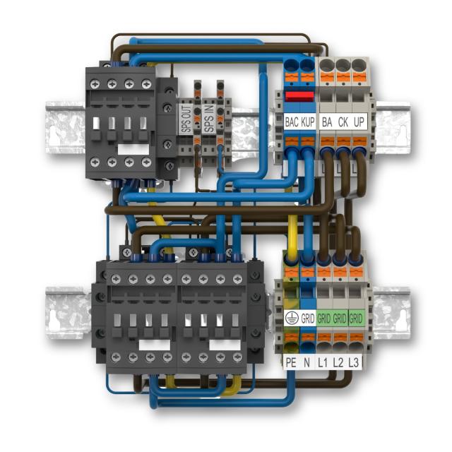 SMA Sunny Tripower Hybrid X - Backup-Schiene BU-STPH-4P63K