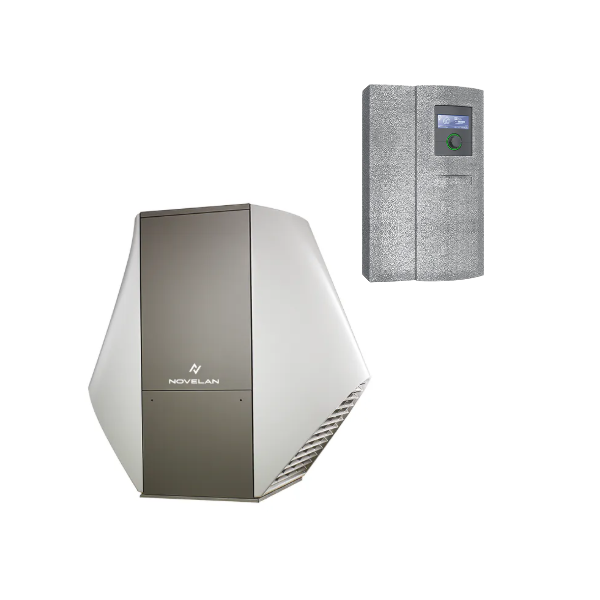 Novelan Luft/Wasser-Wärmepumpen-Komplettset LA 16.1 HV-WR2.1 inkl. Wandregler WR 2.1