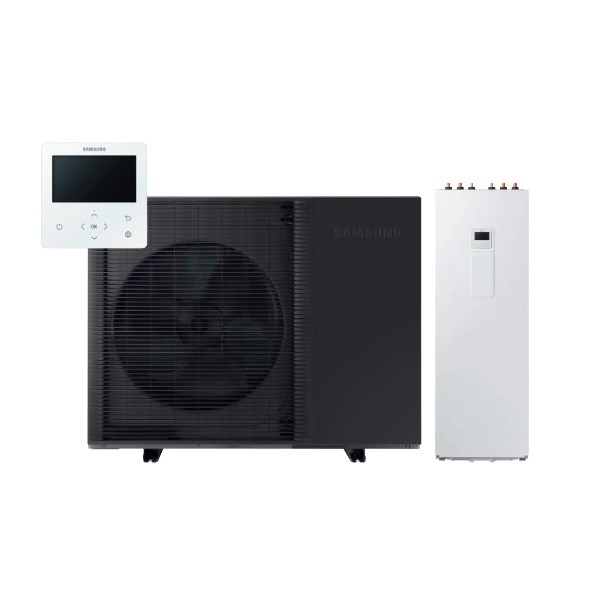 Samsung EHS MONO HT Wärmepumpen-Komplettset 12 kW inkl. Hub 260 Liter und Touch-Fernbedienung