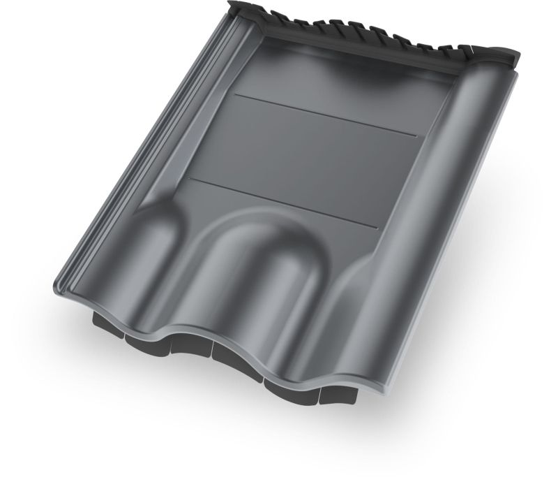 K2 2005297 4Tile Metallersatzziegel, grau