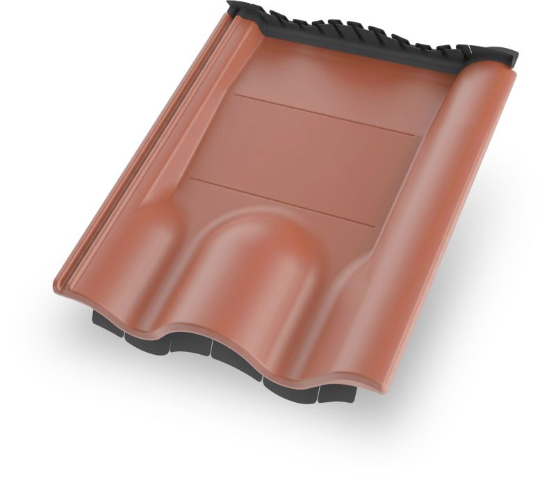 K2 2005306 4Tile Metallersatzziegel, rot